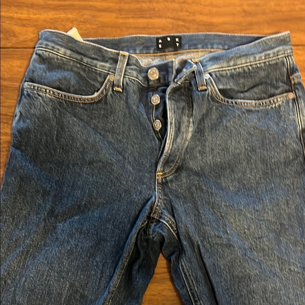 Blue Relaxed Fit Jeans with Lived-In Look